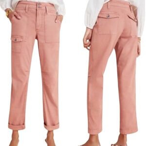 Anthropologie The Wanderer High-Rise Cargo Pant – Rose Wash, Size 26